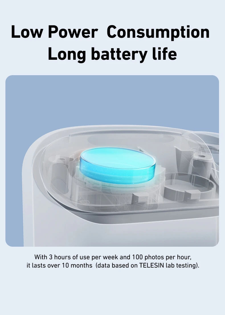 Cámara magnética + luz magnética para teléfono