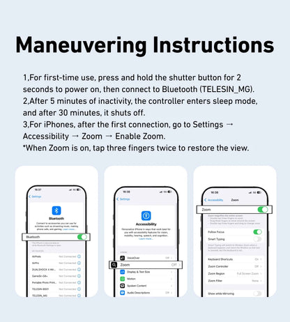 Cámara magnética + luz magnética para teléfono