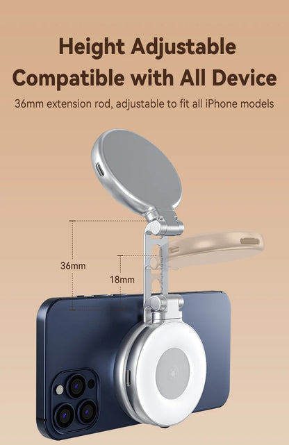 Magnetic phone light