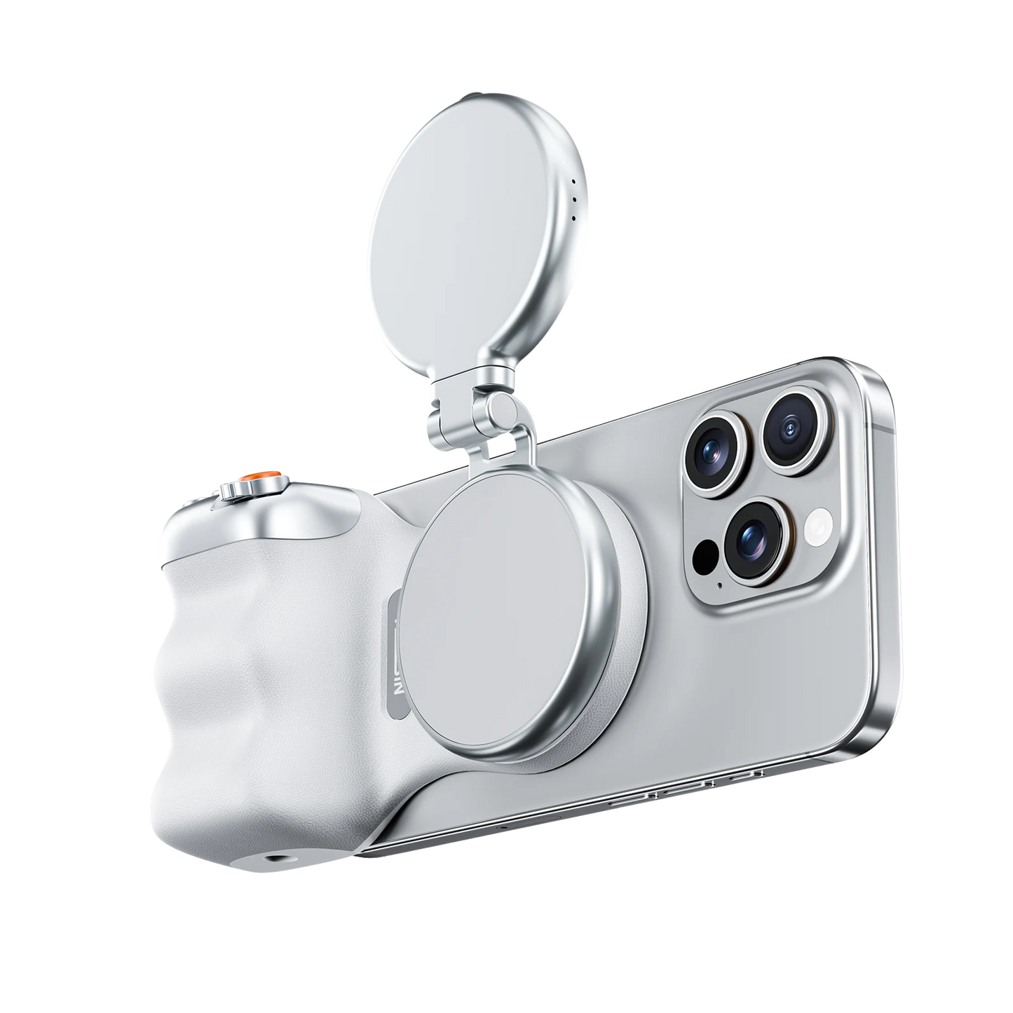 Cámara magnética + luz magnética para teléfono