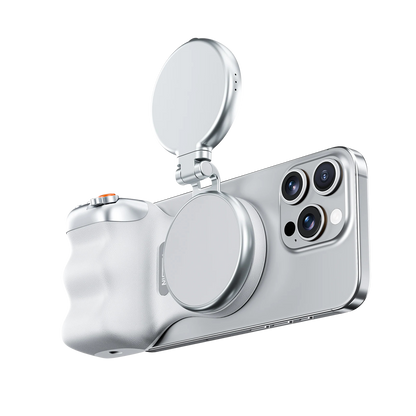 Cámara magnética + luz magnética para teléfono